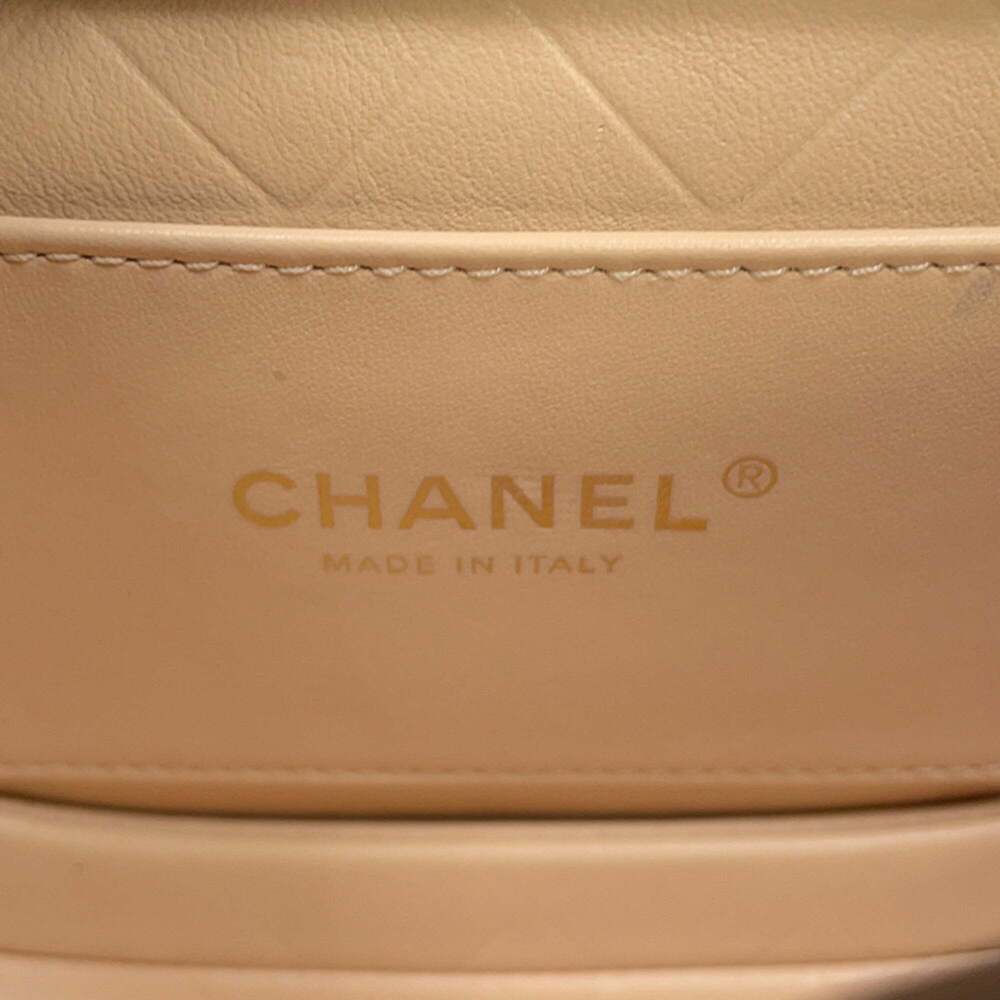 Chanel Chain Shoulder Bag with Coco Mark and Matelasse Lambskin, AS2484, Black - Picture 16 of 16
